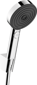 Dušo komplektas HANSGROHE Pulsify Select S 105, 3 srovių, Relaxation EcoSmart, su 1,6 m dušo žarna, spalva - chromo (chrome)