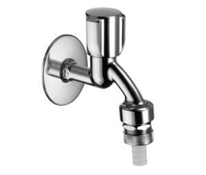 Sodo ventilis su pajungimu žarnai Schell COMFORT 1/2", chromuotas