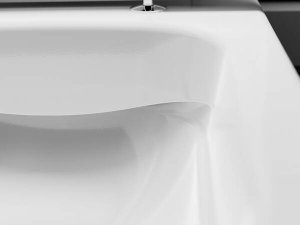 Pakabinamo WC unitazo Hansgrohe EluPura Q su AquaFall Flush nuplovimu, SmartClean danga ir dangčio su SoftClose+QuickRelease komplektas