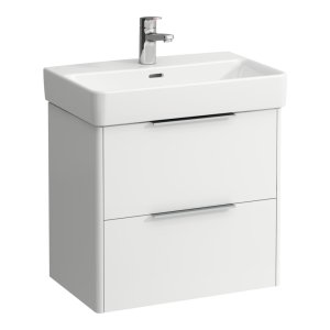 Spintelė praustuvui Laufen BASE 570x360x530 mm, su dviem stalčiais, praustuvui 818959, spalva- balta matinė