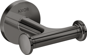 Dvigubas kabliukas AXOR Universal Circular, poliruoto juodo chromo spalva (Polished Black Chrome)