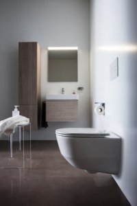 Spintelė praustuvui Laufen PRO S 520x450x390 mm, 2 stalčiai (išorinis ir vidinis), tinka praustuvui 810962, spalva - balta