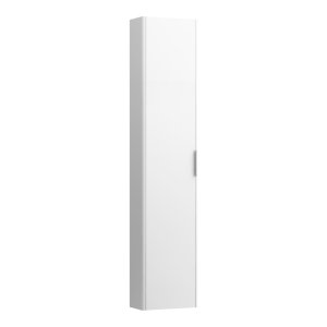 Aukšta spintelė Laufen BASE 350x185x1650 mm, 1 durelės, lankstai kairėje, spalva - balta matinė