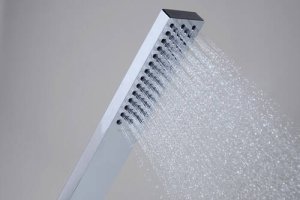 Rankinė dušo galvutė HANSGROHE Pulsify E 100, 1 srovės, EcoSmart, spalva - chromo (chrome)