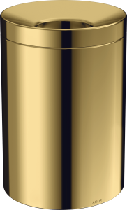 Atvira šiukšliadėžė AXOR Universal Circular, 5 l, poliruoto aukso spalva (Polished Gold Optic)