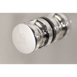 Vonios sienelė Brasta Glass BERTA 798-808x1500, skaidrus stiklas