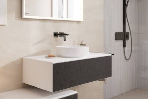 Praustuvas - dubuo Hansgrohe Xuniva Evo S, 400x400x120 mm, su SmartClean ir HygieneEffect dangomis