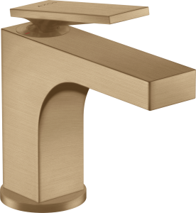 Praustuvo maišytuvas AXOR Citterio 90 su paspaudžiamu dugno vožtuvu, šlifuotos bronzos spalvos (Brushed Bronze)