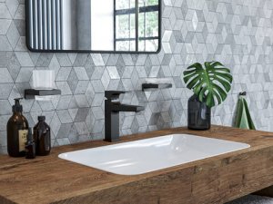 Kabliukas Hansgrohe AddStoris, šlifuoto juodo chromo spalva (Brushed Black Chrome)