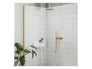 Dušo galvos vamzdis iš lubų Ravak, 300 mm, šlifuoto rožinio aukso spalvos (Rose Gold Brushed)