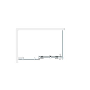 Dušo kabina Brasta Glass MILDA 1090-1110x795-805x2000 skaidrus stiklas