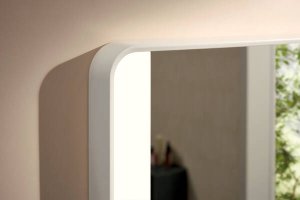 Veidrodis Hansgrohe Xarita Lite Q su LED apšvietimu, 600/30, matinis baltas