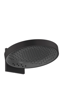 Dušo galva su laikikliu iš sienos HANSGROHE Rainfinity 360, 3 srovių, spalva - juoda matinė (matt black)