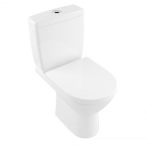 Puodas VILLEROY&BOCH O.Novo pastatomas, direct-flush compact horizontalus