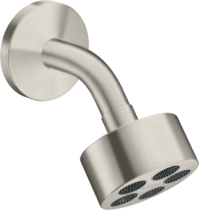 Dušo galva su alkūne iš sienos AXOR One 75 1jet EcoSmart, nerūdijančio plieno spalvos (Stainless Steel Optic)