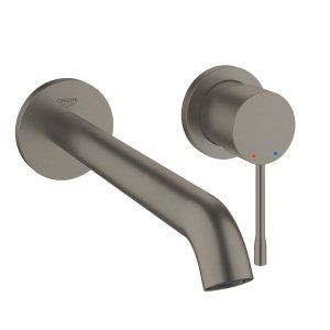 Praustuvo maišytuvas iš sienos GROHE Essence 230 mm ilgio, matinės grafito spalvos (Brushed Hard Graphite)