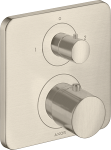 Dekoratyvinė dalis AXOR Citterio M potinkiniam termostatiniam maišytuvui, 2 funkcijų, šlifuoto nikelio spalvos (Brushed Nickel)