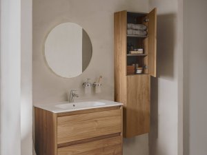 Veidrodis Roca LUNA 800x25x800 mm, su perimetro LED apšvietimu