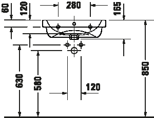 Praustuvas D-Code 550x430