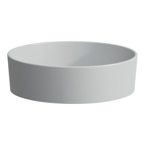Praustuvas-dubuo Laufen KARTELL 420x420x120 mm, be angos maišytuvui, be perlajos, spalva - pilka matinė