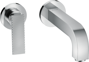 Praustuvo maišytuvas AXOR Citterio 220 mm, iš sienos, chromo spalvos