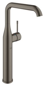 Praustuvo maišytuvas GROHE Essence New XL dydis, be dugno vožtuvo, matinė grafito spalva (Brushed Hard Graphite)