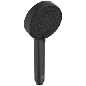 Galva rankinio dušo deal Standard Idealrain Alu+, 100 mm, 2 funkcijos, juoda matinė