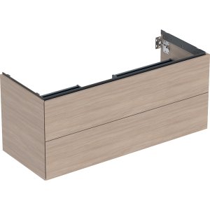 Spintelė praustuvui ONE 120x48 cm, ąžuolo medienos spalva