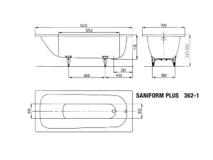 Vonia Saniform Plus 362-1 160x70