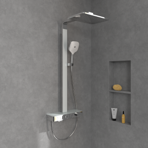 Dušo sistema VILLEROY&BOCH Infinity termostatinė, 240mm dušo galva, spalva - chromas
