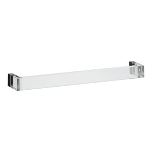 Rankšluosčių kabykla Laufen KARTELL Rail 450x75x40 mm, plastikas, spalva - skaidri