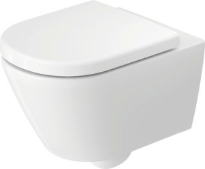 Pakabinamas unitazas Duravit Rimless, su lėtai užsidarančiu dangčiu, bakelis į komplektą neįeina