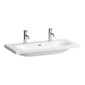 Praustuvas Laufen LUA 1000x460x180 mm, su dviem angomis maišytuvams