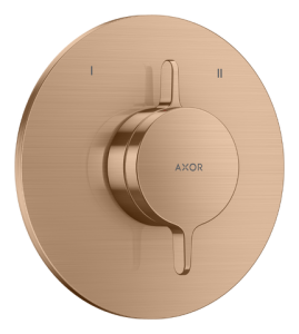 Dekoratyvinė dalis AXOR One potinkiniam maišytuvui, 2 funkcijų, šlifuoto raudono aukso spalvos (Brushed Red Gold)