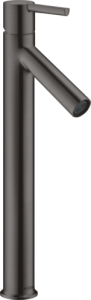 Pastatomo praustuvo maišytuvas AXOR Starck 250 su dugno vožtuvu, šlifuoto juodo chromo spalvos (Brushed Black Chrome)  