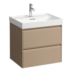 Spintelė praustuvui Laufen MEDA 585x450x515 mm, 2 stalčiai, praustuvui H810113, spalva - cappuccino