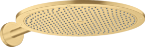 Dušo galva su laikikliu iš sienos AXOR ShowerSolutions, 350 1jet, šlifuoto aukso spalvos (Brushed Gold Optic)