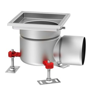 Trapas EG157dn100 horizontalus Indrain nerūdijantis plienas