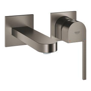 Praustuvo maišytuvas iš sienos GROHE Plus, 2 dalių, 147 mm ilgio, matinė grafito spalva (Brushed Hard Graphite)