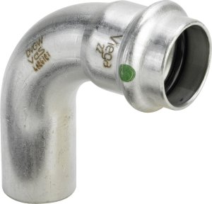 Alkūnė presuojama 90° 28x28 vidus/išorė (Inox)