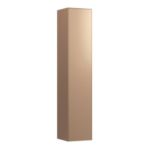 Aukšta spintelė Laufen SONAR 320x320x1595mm, 1 durelės, lankstai dešinėje, 1 medinė lentynėlė ir 4 stiklinės lentynėlės, spalva - copper