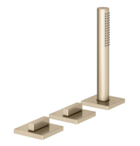 Vonios maišytuvas Edition11, montuojamas iš vonios krašto, 3 dalių, spalva - šlifuota bronza (brushed bronze)