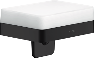 Muilo dozatorius AXOR Universal Softsquare su lentynėle, matinis juodas