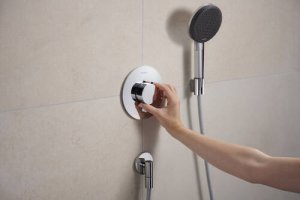 Dekoratyvinė dalis potinkiniam termostatiniam maišytuvui HANSGROHE Ecostat Comfort S, 1 funkcijos, spalva - chromo
