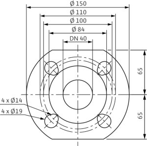 Cirkuliacinis siurblys Yonos MAXO 40/0,5-8 PN6/10