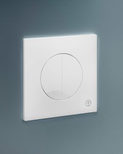 Vandens nuleidimo mygtukas GUSTAVSBERG Triomont XS 3/6l baltos spalvos