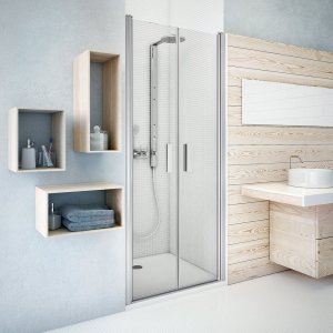Dušo durys Roth TCN2/1000 blizgus/skaidrus