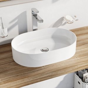 Praustuvas Ravak Ceramic 550 O Slim, 550x370 mm