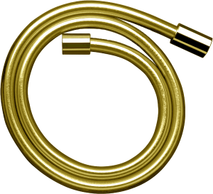 Dušo žarna AXOR ShowerSolutions, 1,6 m, metalo efektas, cilindrinės jungtys, poliruoto aukso spalvos (Polished Gold Optic)