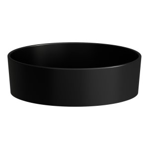 Praustuvas-dubuo Laufen KARTELL 420x420x120 mm, be angos maišytuvui, be perlajos, spalva - juoda matinė